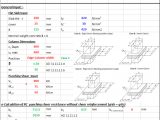 Punching Shear Strength Design of RC Slab According ACI318M-08 Spreadsheet