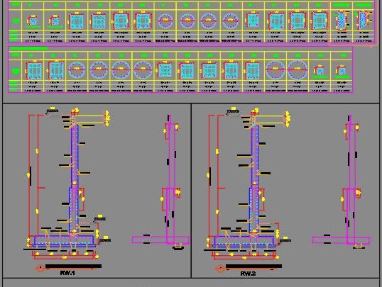 Typical Structure Details Autocad Drawing