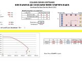 Abutment Column Design Spreadsheet