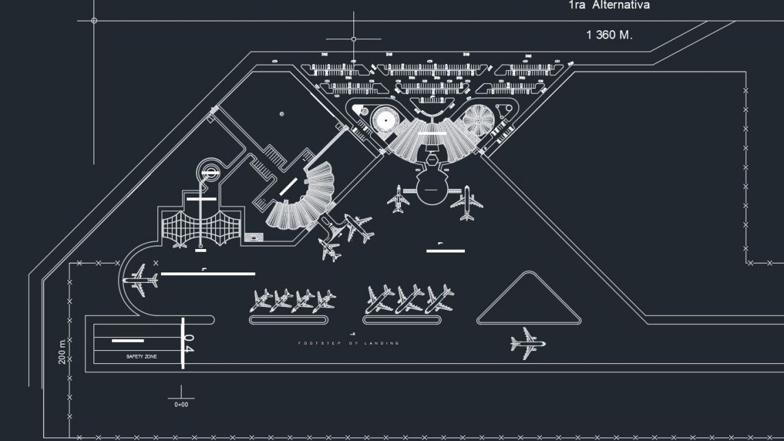 Airport Layout Plan Autocad Free Drawing