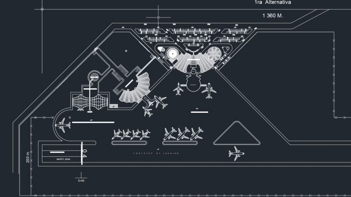 Airport Layout Plan Autocad Free Drawing