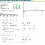 Axial Capacity of Roof Deck Spreadsheet