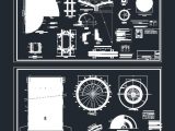 Elevated Tank Structural Details Autocad Drawing