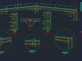 Steel Rafter Details Autocad Free Drawing