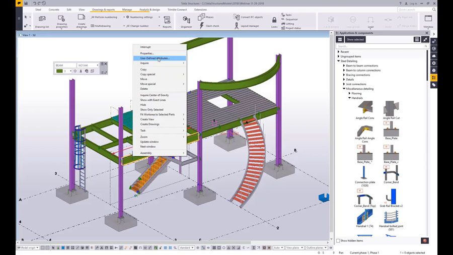 Tekla Structures for Steel and Miscellaneous Detailing Tutorial