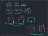 Top and Bottom Tank Slab details Autocad Free Drawing