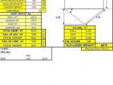 Water Capacity and Weight of Tank Spreadsheet Calculation