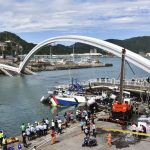 What caused the Taiwan bridge collapse?
