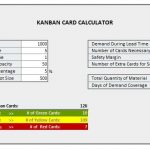 Kanban Card Calculator Spreadsheet