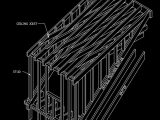 Shed Dormer Wood Roof Framing Autocad Drawing