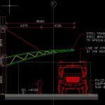 Steel Brace Support Autocad Free Drawing