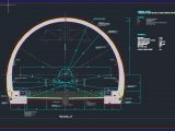 Tunnel Typical Section Autocad Free Drawing