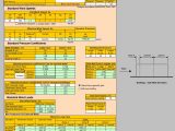 Wind Loading Calculations Spreadsheet