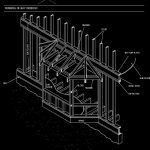 Wood Framing Of Bay Window Autocad Drawing