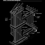 Wood Platform Frame Construction Autocad Drawing