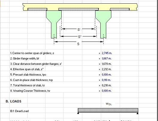 Design of Precast Plank Spreadsheet