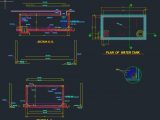 Fire Fighting Water Tank Autocad Drawing