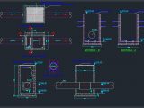 Magnetic Flowmeter Manhole Autocad Drawing