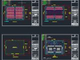 Motor Pool Builing Plans Autocad Drawing