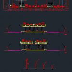 Roads Arc Lighting Details Autocad Drawing