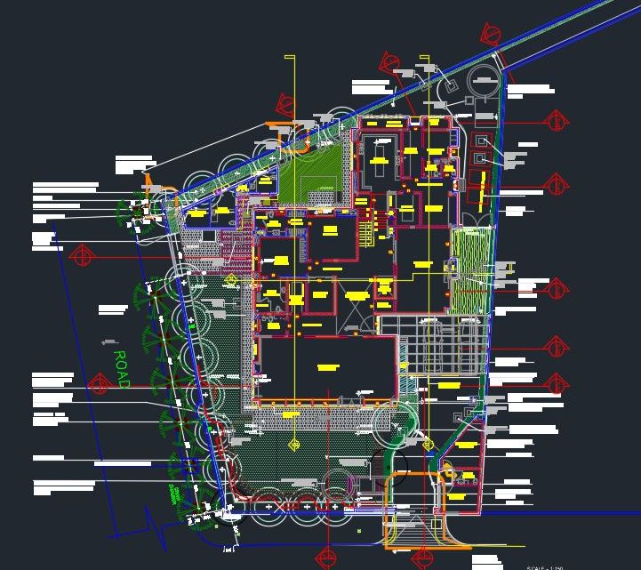 Roadside Planting Details – Autocad Drawing