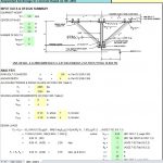 Suspended Anchorage to Concrete Spreadsheet