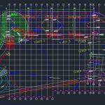 Tower Crane Layout Plan Autocad Drawing