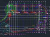 Tower Crane Layout Plan Autocad Drawing