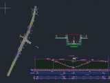 Tunnel Layout Plan - Elevation and Cross Secttion Autocad Details