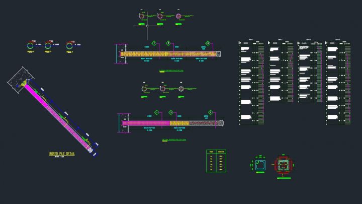 Drainage Box Culvert Details Autocad Drawing