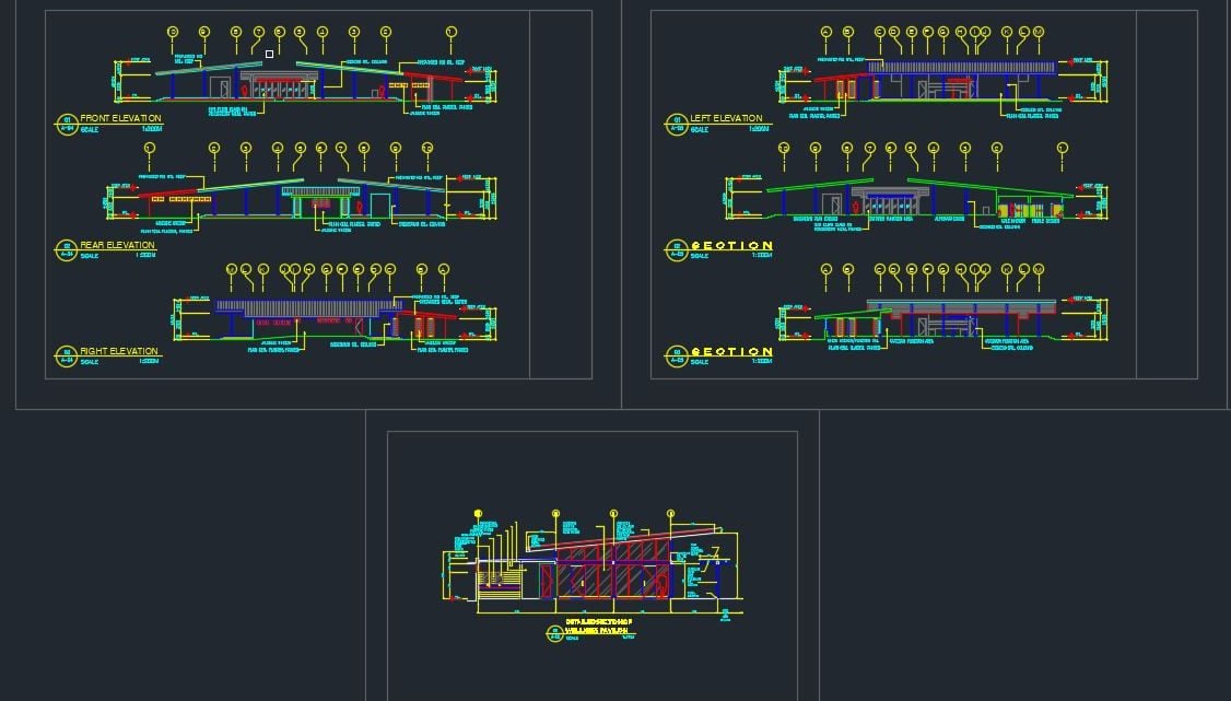Willness Pavillon Details autocad Drawing Willness Pavillon Details autocad Drawing