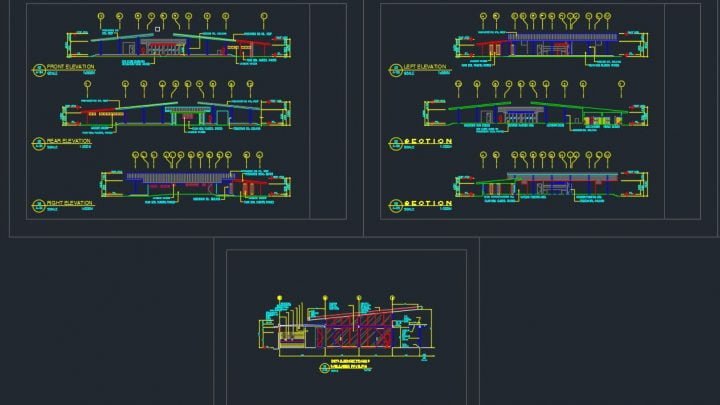 Willness Pavillon Details autocad Drawing