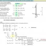 Cantiliver Column and Footing Design Spreadsheet