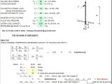 Cantiliver Column and Footing Design Spreadsheet