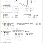 Steel Purlin and Rafter Calculation Spreadsheet