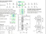 Bolted Stiffened End Plate for SMF Spreadsheet