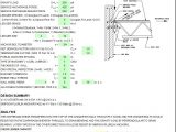 Connection Design for Wall and Diaphragm Spreadsheet