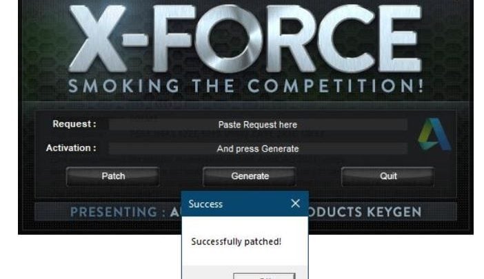 x-Force keygen for ALL Autodesk products v2021