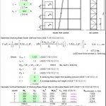 Lateral Loads of 4 Level Shelving Spreadsheet