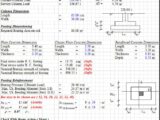 Design Of Isolated Footing With Vertical Load Only According to ACI 318M-99 Spreadsheet