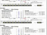 Design Of Singly Reinforced Section According to ACI 318 Spreadsheet