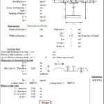 Design Of Composite Beams Deck Ribs Oriented Parallel To Steel Beam Spreadsheet