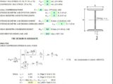 Aluminium I or WF Member Capacity Spreadsheet