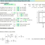 Aluminium RT Member Capacity Spreadsheet