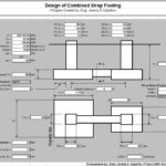 Design Of Combined Strap Footing Spreadsheet
