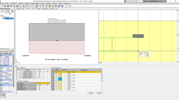 Design of Strip Footing Robot Structural Analysis Professional 2020