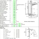 Restrained Retaining Masonry Wall Design Spreadsheet