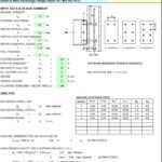 Beam to Wall Anchorage Design Spreadsheet