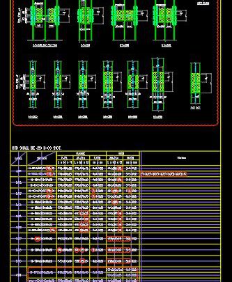 Steel Column Joint Detail Autocad Free DWG File