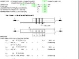 Wood Bold Connection Design Spreadsheet